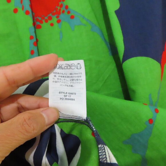 J.Crew Graphic Floral Top Size 0 - Picture 7 of 8